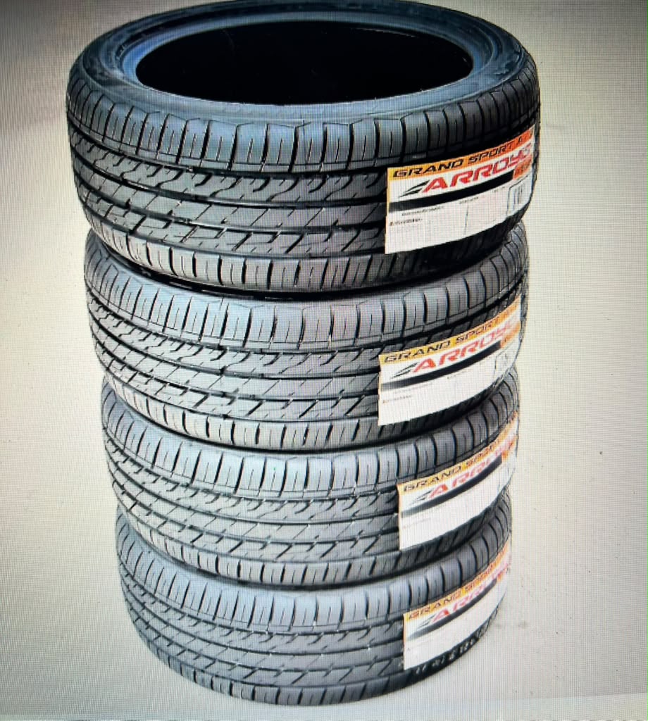 set new tires 225/40r18 brand arroyo